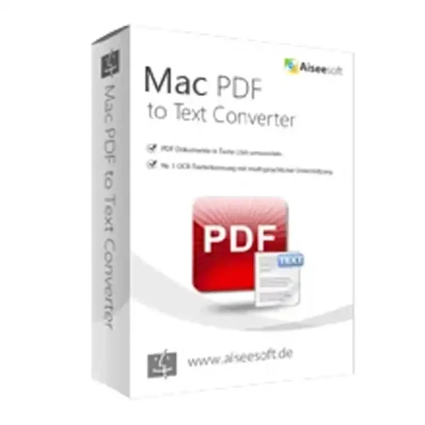 Aiseesoft Mac PDF to Text Converter