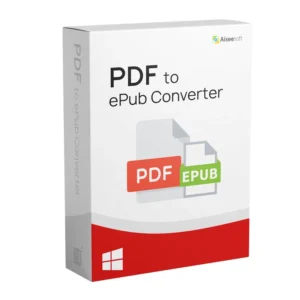 Aiseesoft Mac PDF to ePub Converter