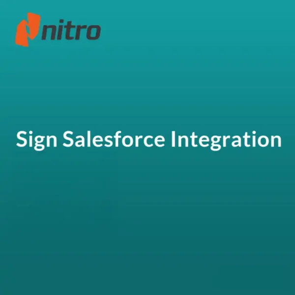 Nitro Sign Salesforce Integration