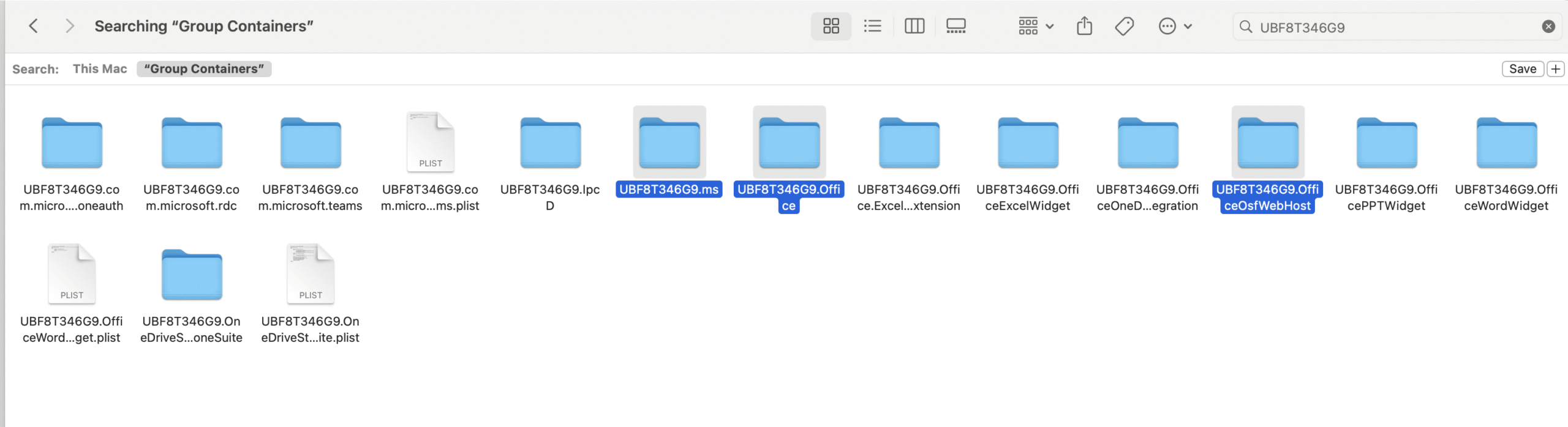 group containers office files mac