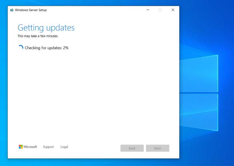 Windows 11 setup downloading updates