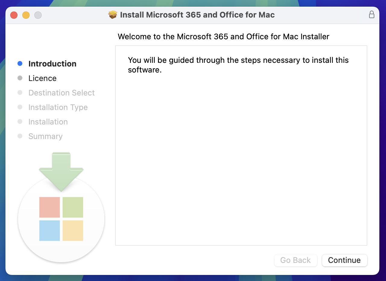 introduction office mac installer