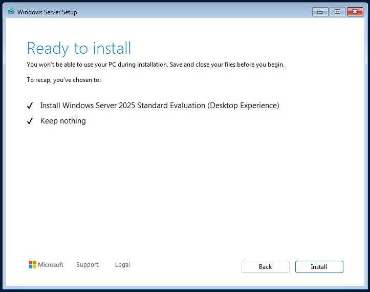 ready to install windows server 2025 ready to install windows server 2025