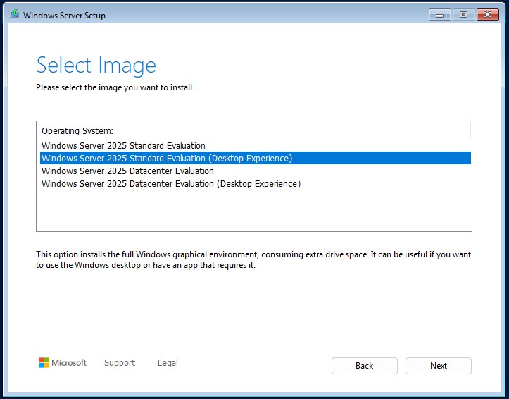 select windows server 2025 edition select windows server 2025 edition