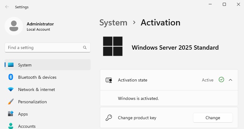 windows server 2025 activated settings windows server 2025 activated settings