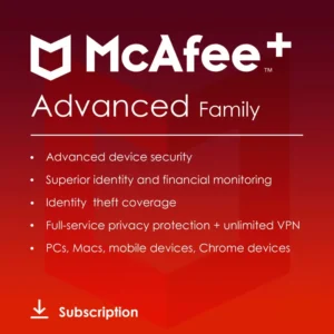 McAfee+ Advanced Family