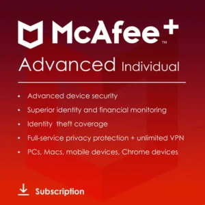 McAfee+ Advanced Individual