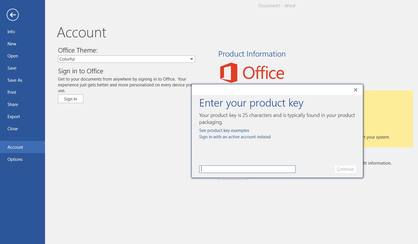 Step 10 change product key