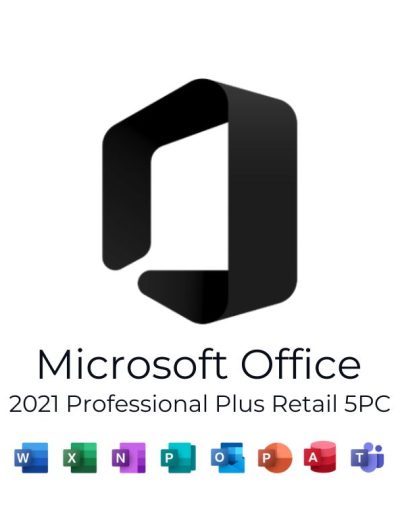 Microsoft 2021 professional plus retail 5pc