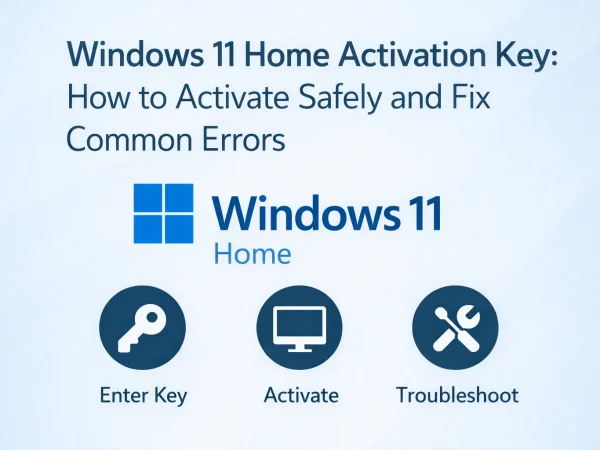 Windows 11 Home Activation Key How to Activate Safely and Fix Common Errors