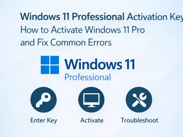 Windows 11 Professional Activation Key How to Activate Windows 11 Pro and Fix Common Errors